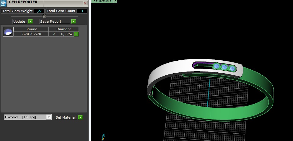 Bracelet size18 Model 6908 3D print model_7