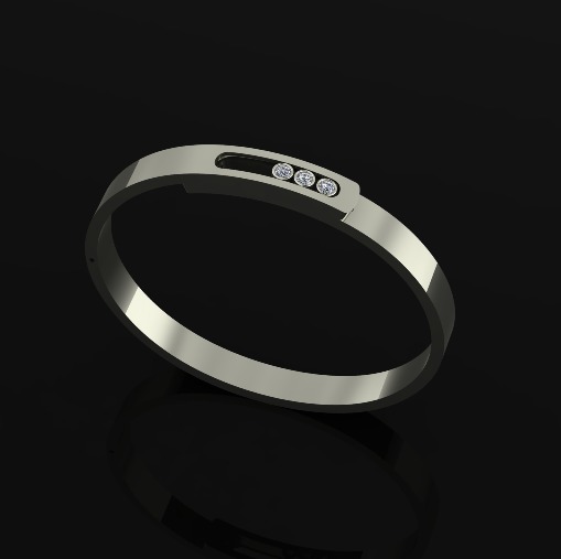 Bracelet size18 Model 6908 3D print model_1
