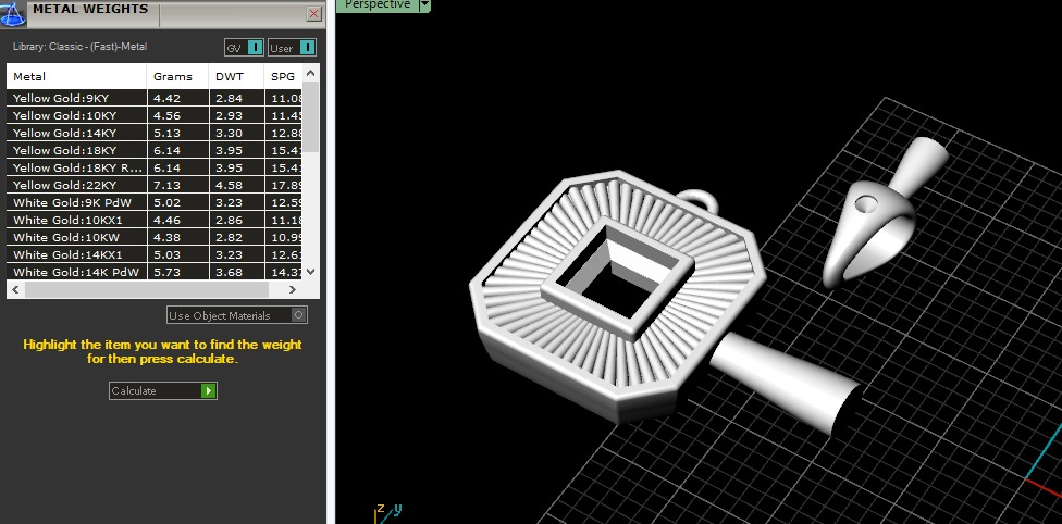Pendant princess Model 6906 3D print model_6