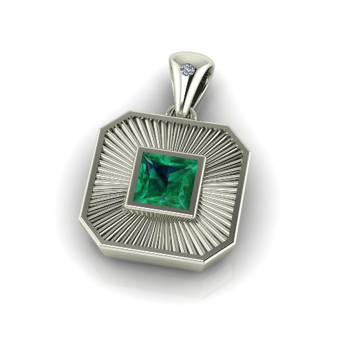 Pendant princess Model 6906 3D print model_1