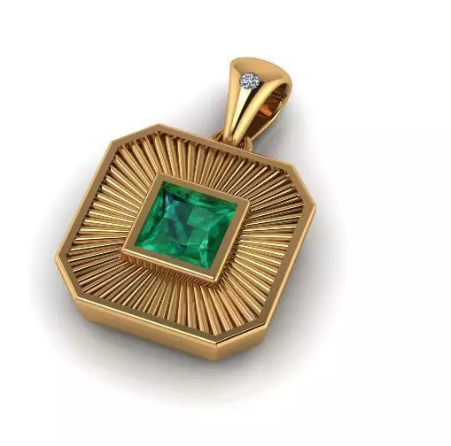 Pendant princess Model 6906 3D print model_0