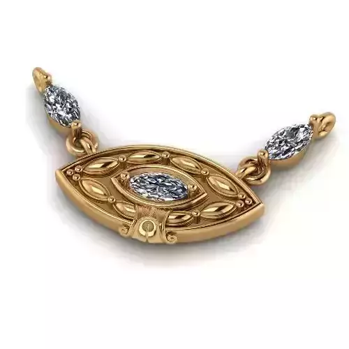 Pendant marquise Model 6897