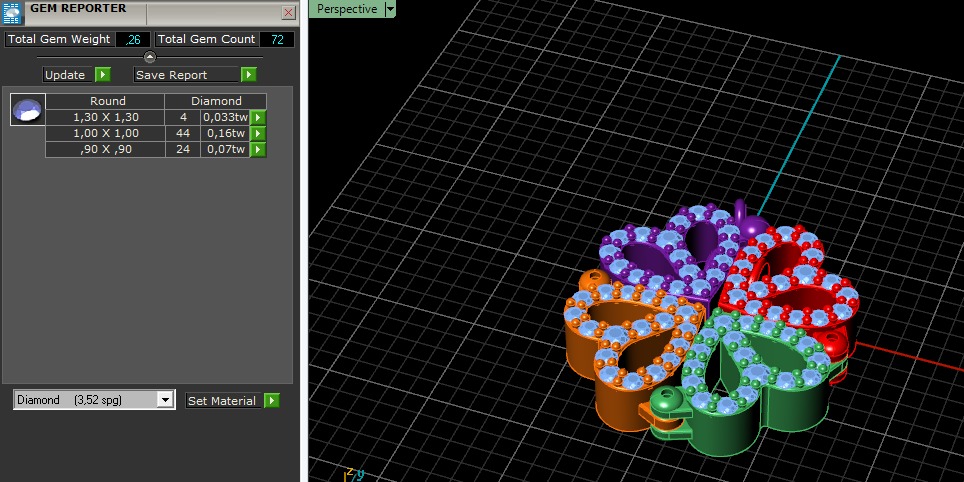Heart pendant Model 6895 3D print model_7