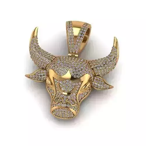 Bull pendant Model 6876