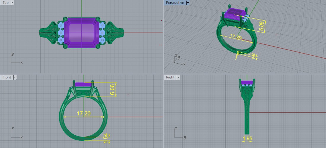 Ring Model 6870 3D print model_5