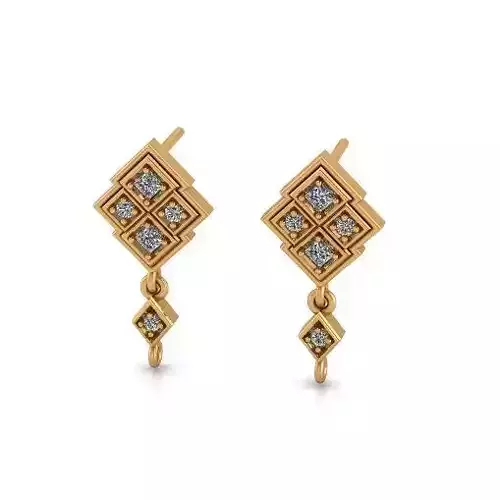 Earrings puset Model 6868
