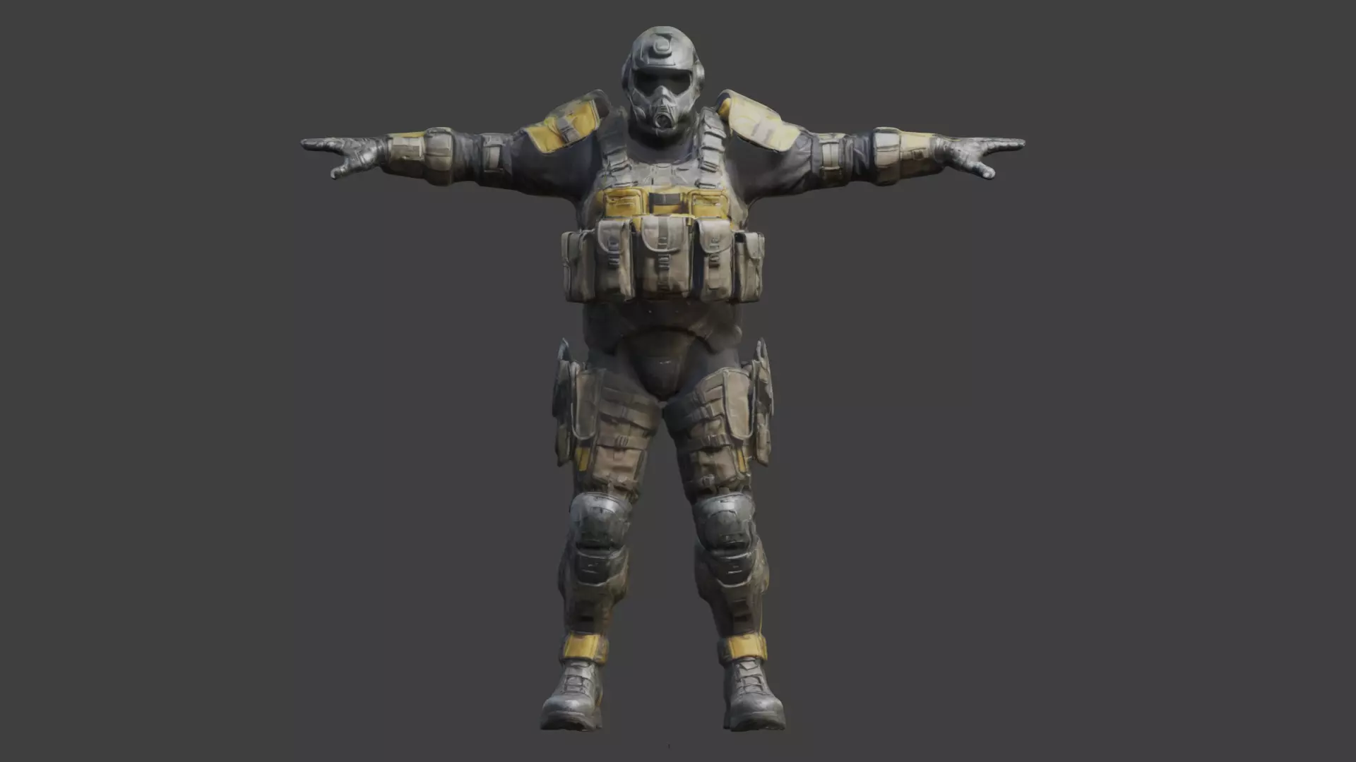 Stalker Shadow of Chernobyl Low-poly 3D model