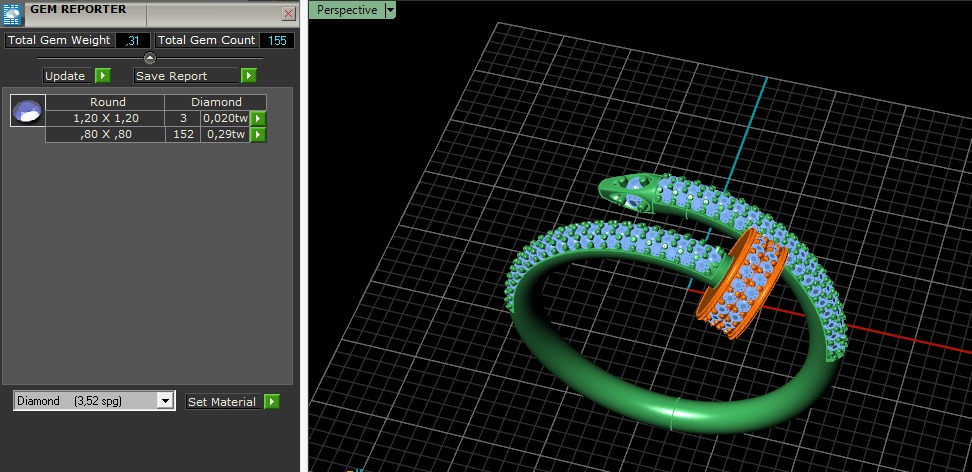 Ring nail Model 6960 3D print model_7