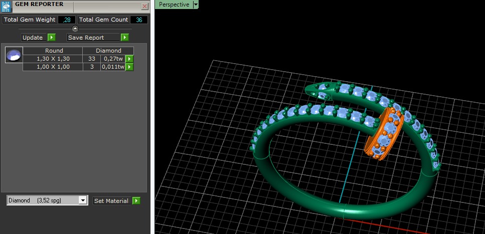 Ring nail Model 6952 3D print model_7