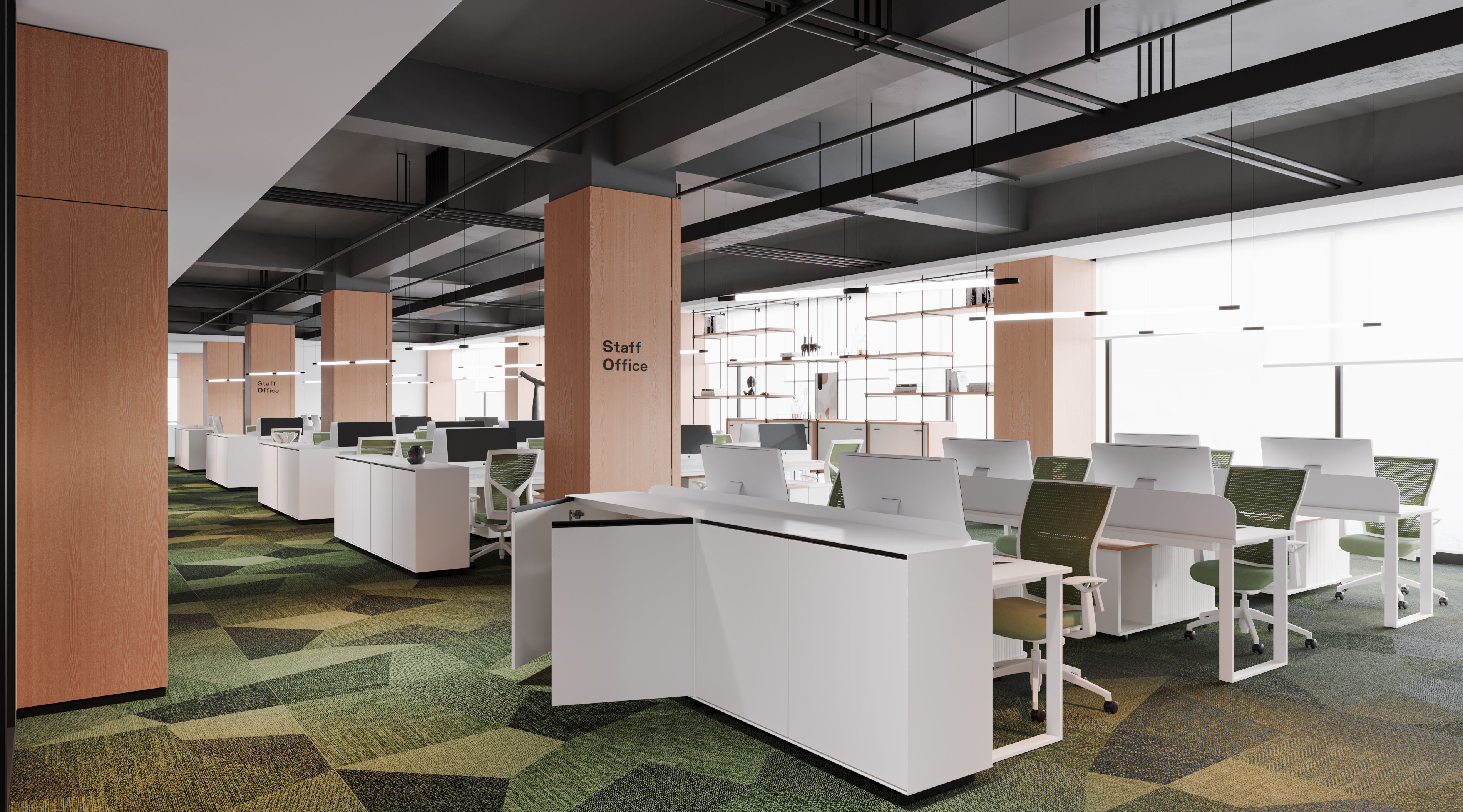 office interior 3D model_3