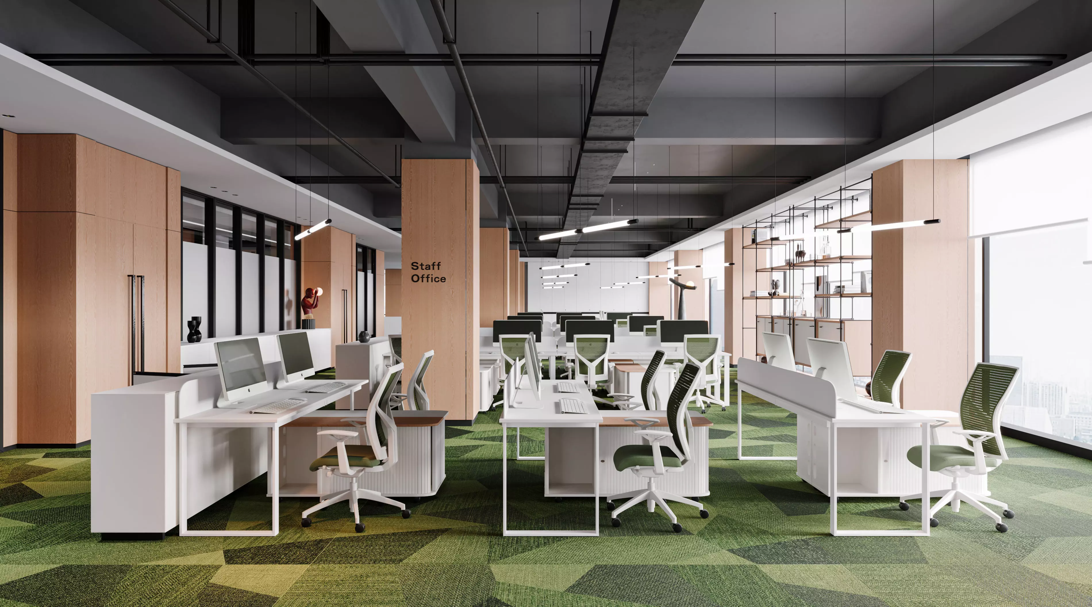 office interior 3D model_0