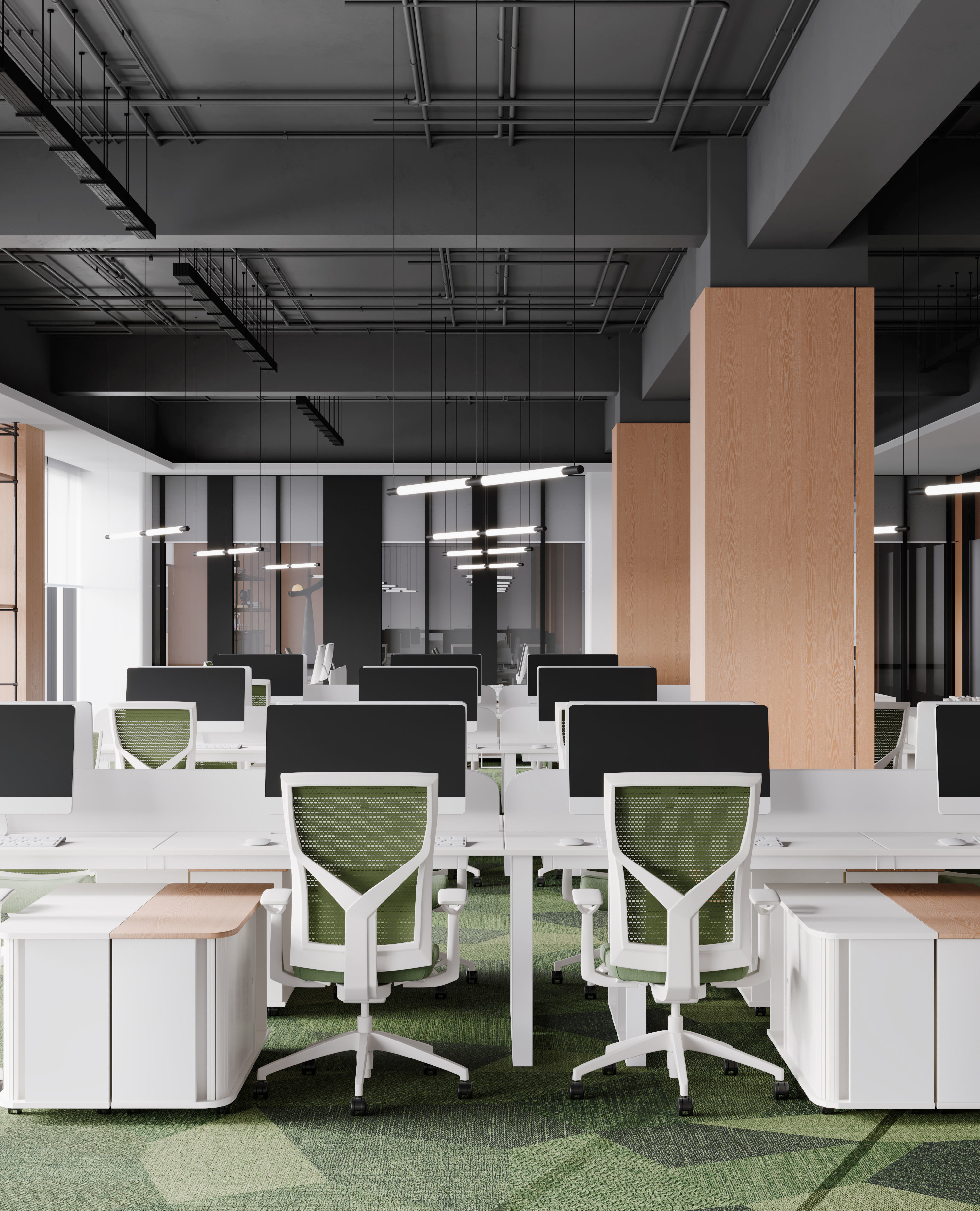 office interior 3D model_5