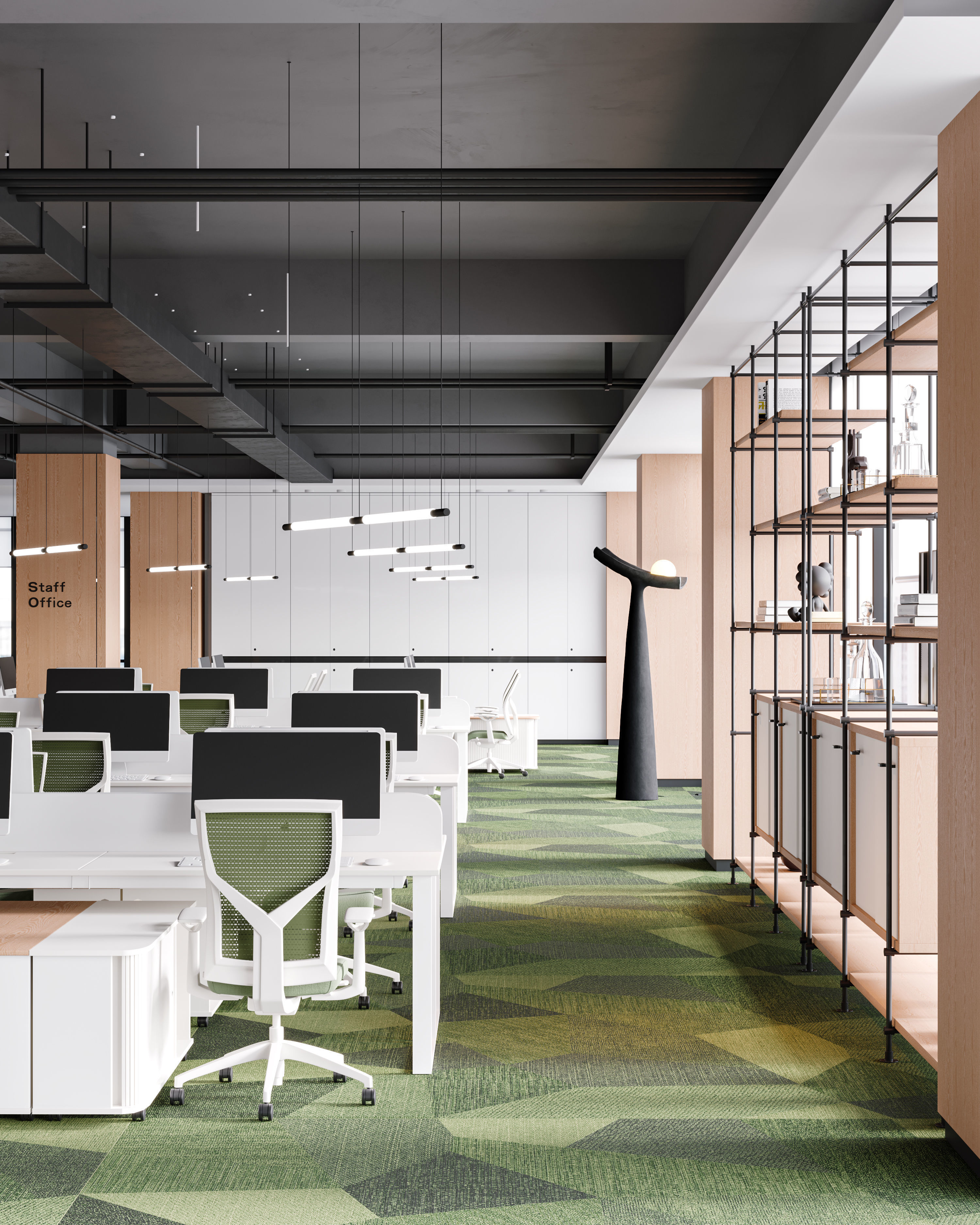 office interior 3D model_9