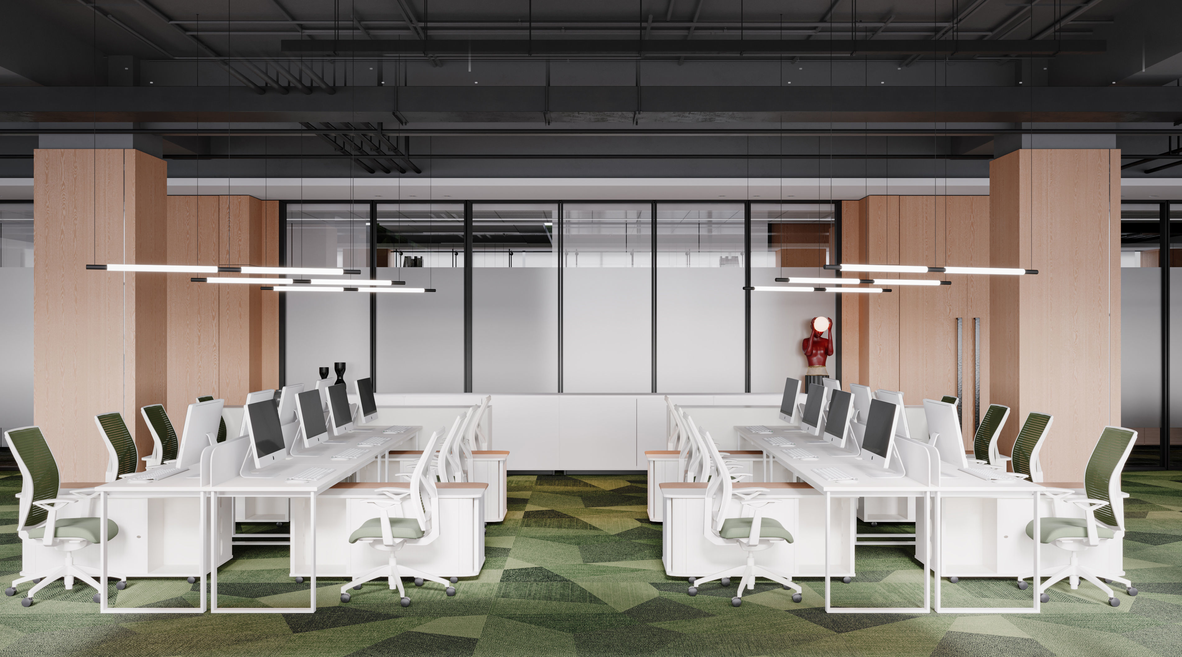 office interior 3D model_4