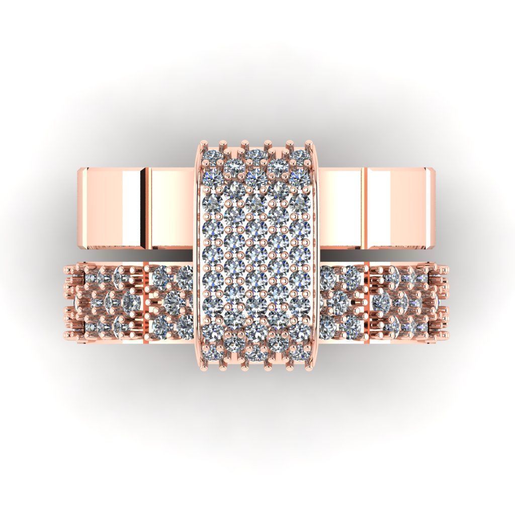 Jewelry 3D Models with render and 3dm  stl -R-46 3D print model_10