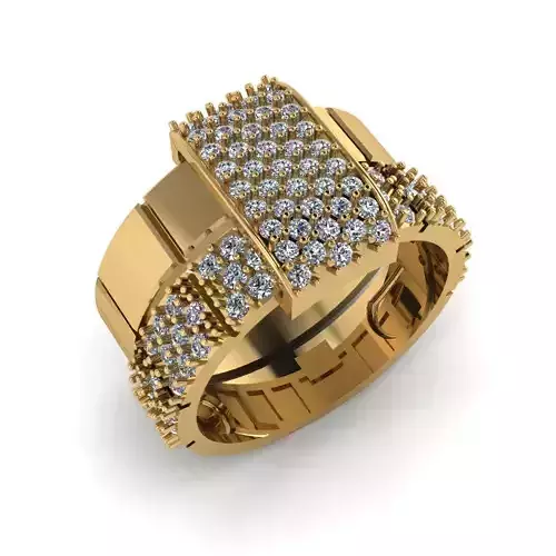 Jewelry 3D Models with render and 3dm  stl -R-46