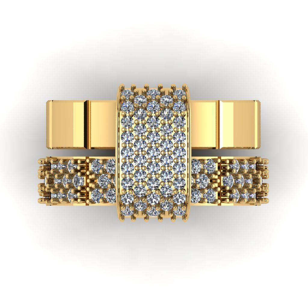 Jewelry 3D Models with render and 3dm  stl -R-46 3D print model_12