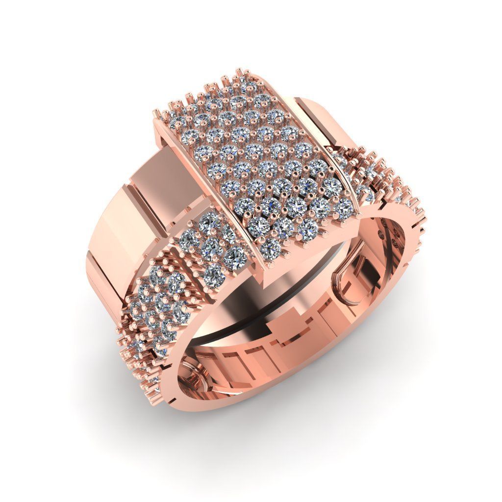 Jewelry 3D Models with render and 3dm  stl -R-46 3D print model_1