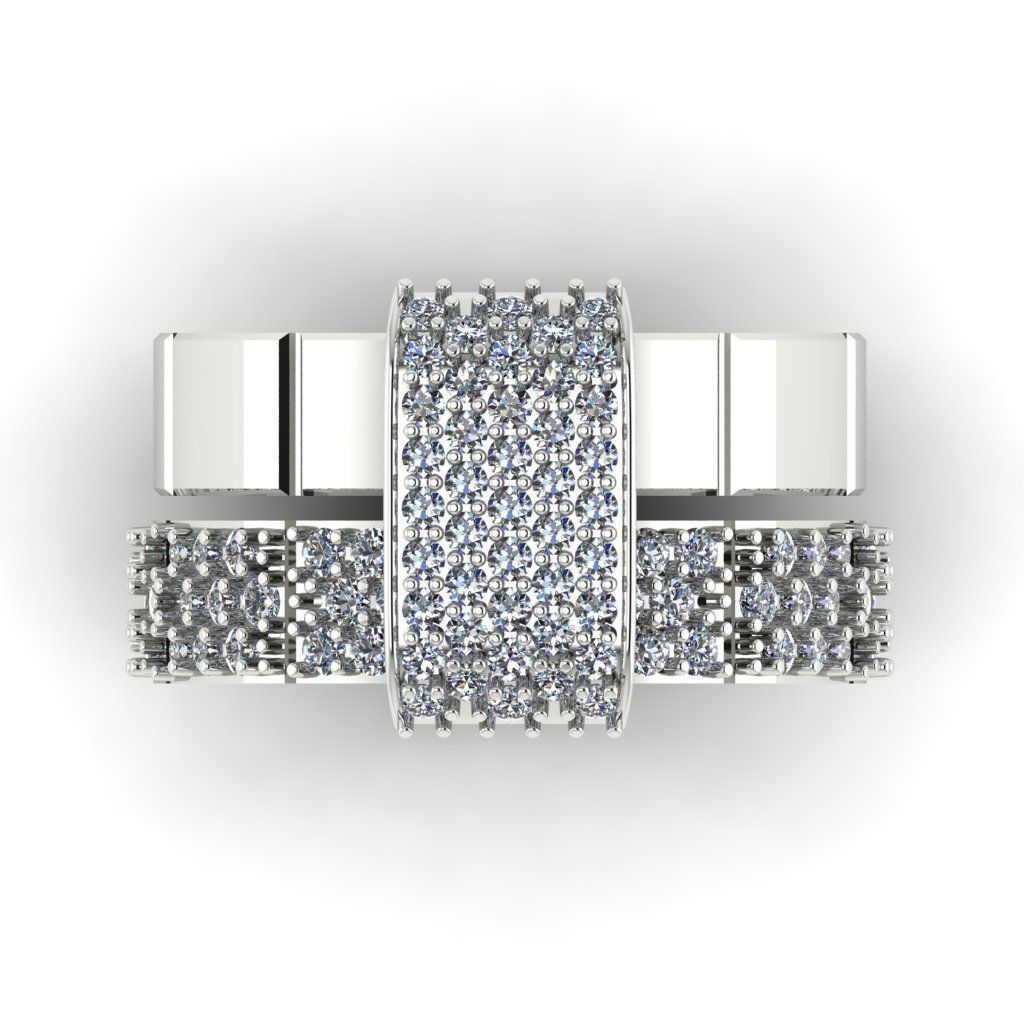 Jewelry 3D Models with render and 3dm  stl -R-46 3D print model_11