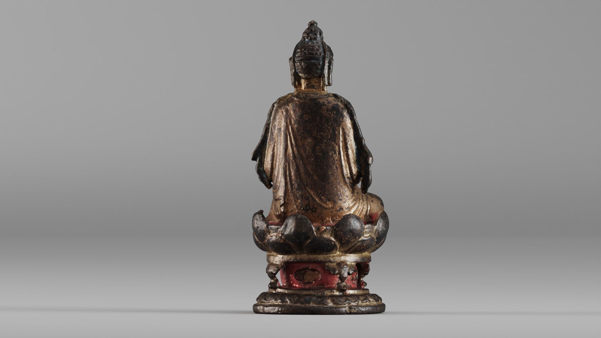 001580 Buddha Vairocana statue 11th century 3D model_12