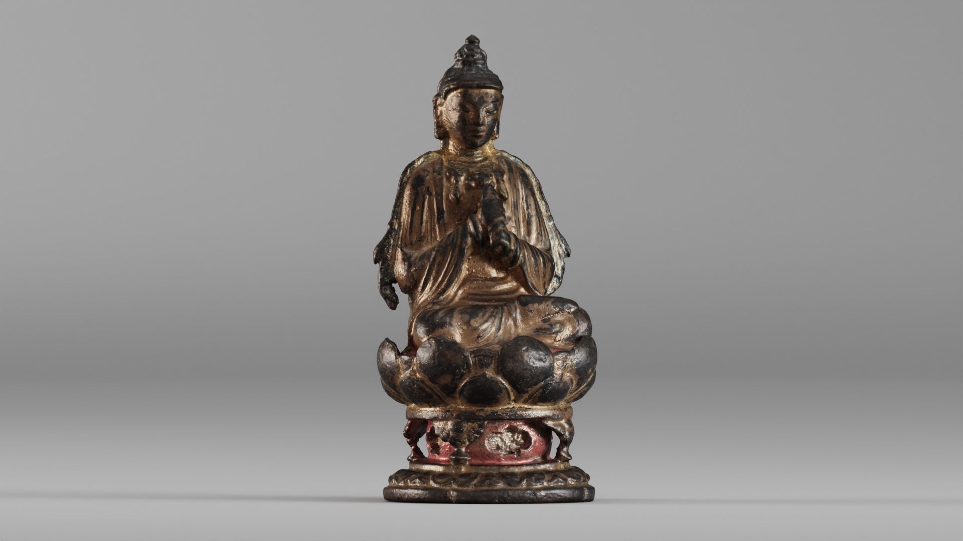 001580 Buddha Vairocana statue 11th century 3D model_19