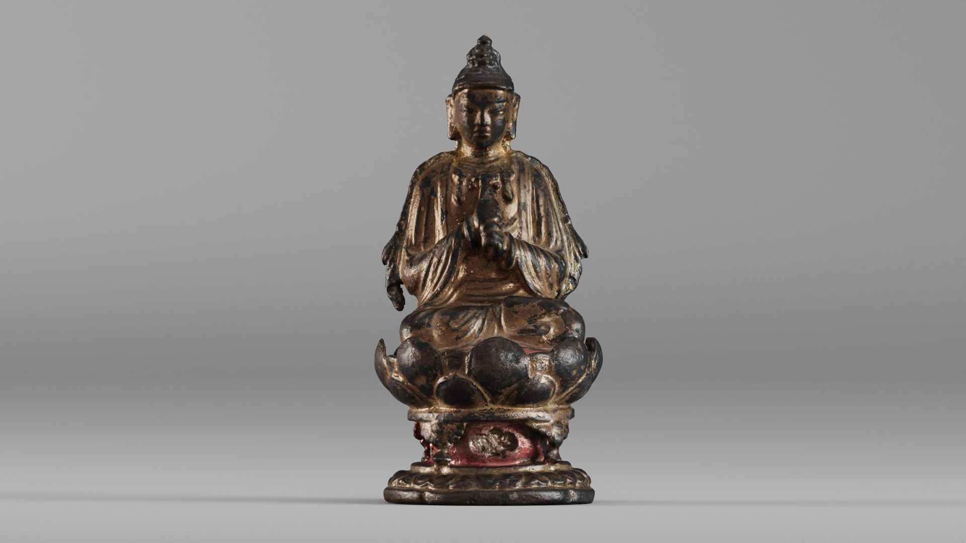 001580 Buddha Vairocana statue 11th century 3D model_21