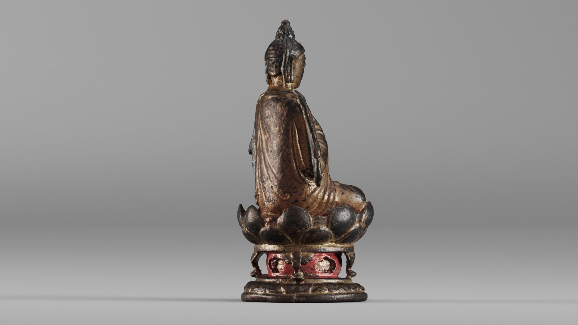 001580 Buddha Vairocana statue 11th century 3D model_13