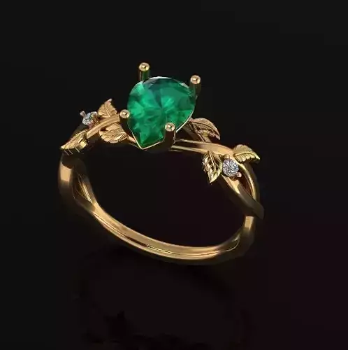 Ring of leaves Model 6935