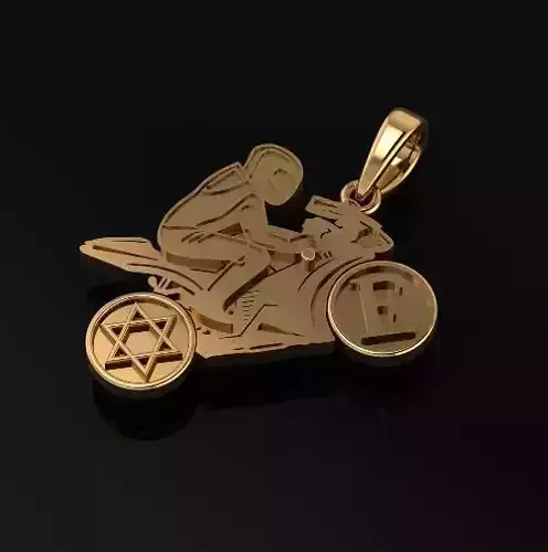 Motorcycle pendant Model 6933