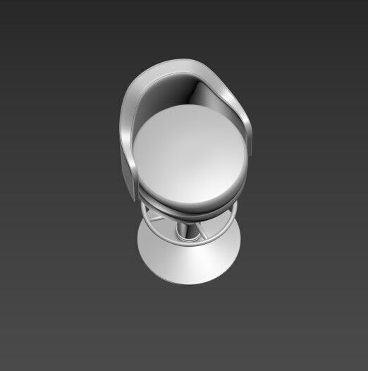 Bar Stool  3D model_9