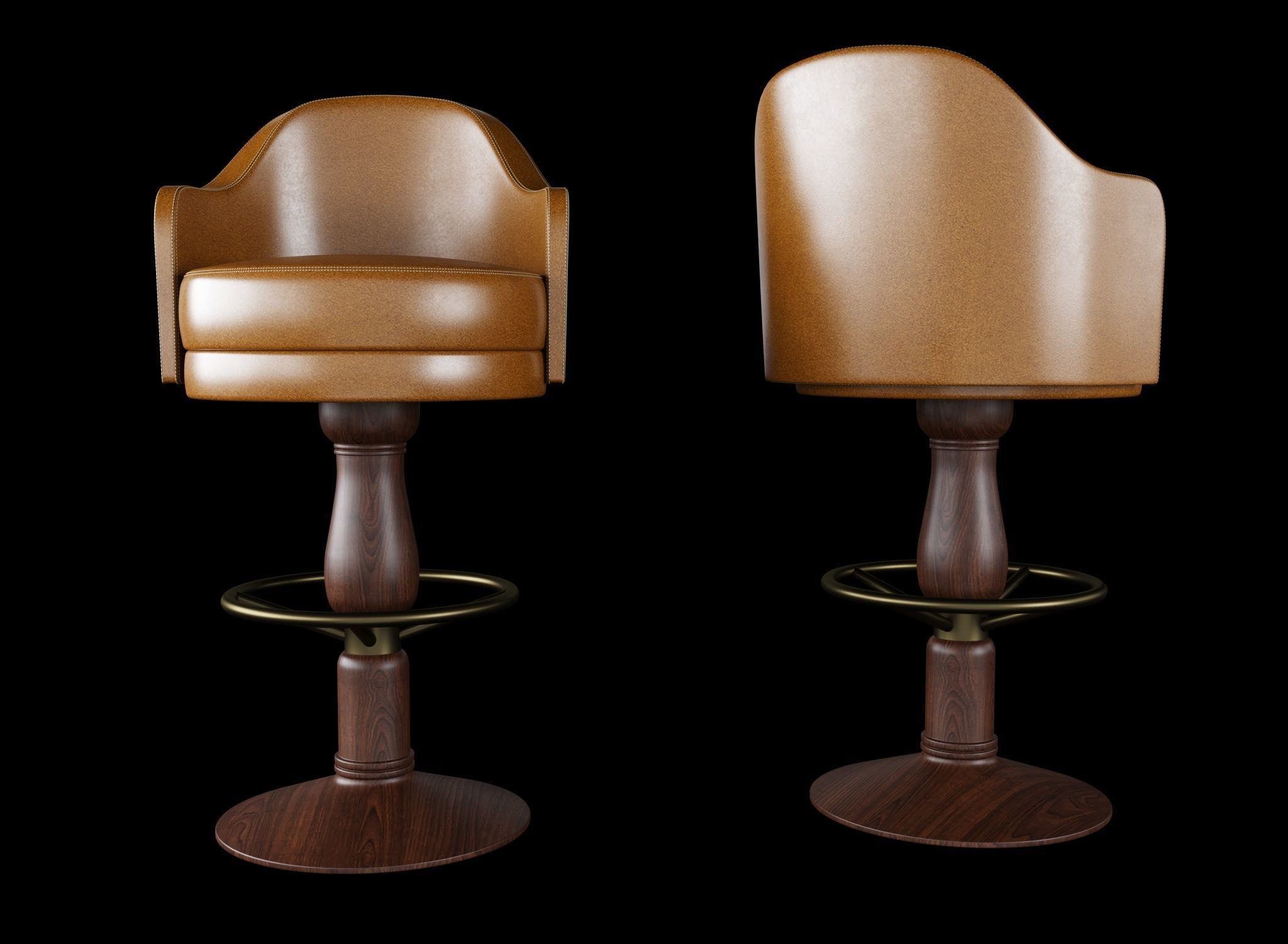 Bar Stool  3D model_1