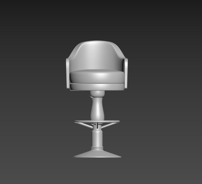 Bar Stool  3D model_4