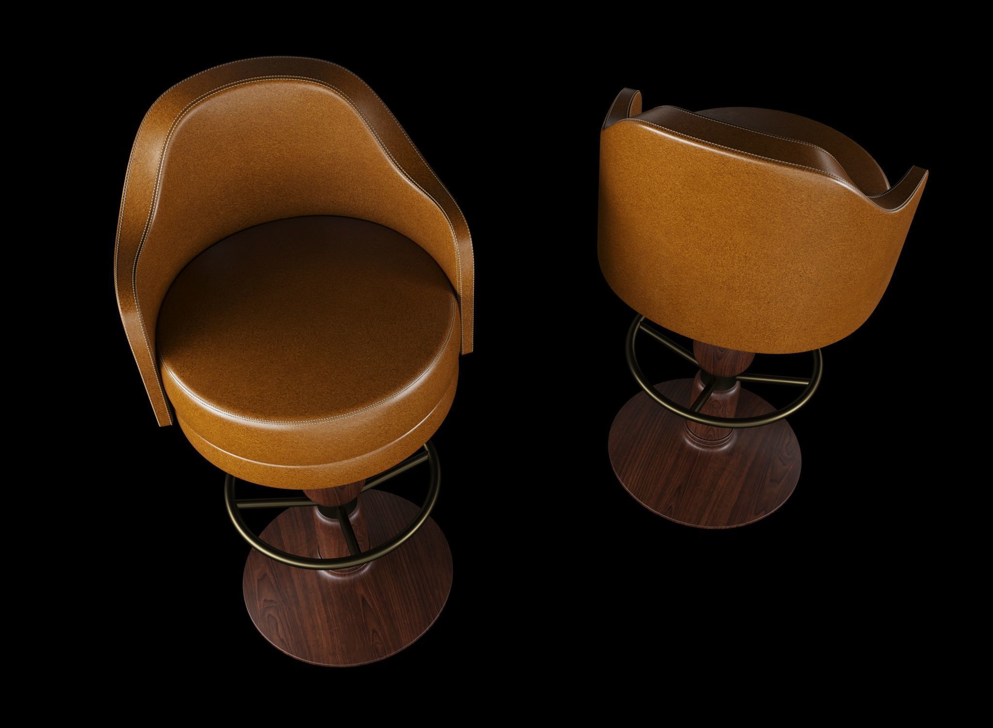 Bar Stool  3D model_2