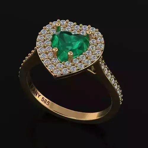 Ring heart Model 6931