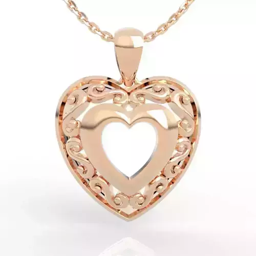 Filigree Heart Necklace