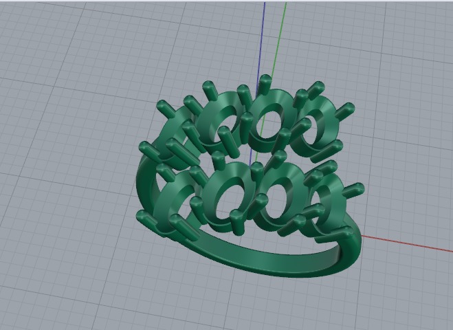 Ring oval Model 6923 3D print model_2