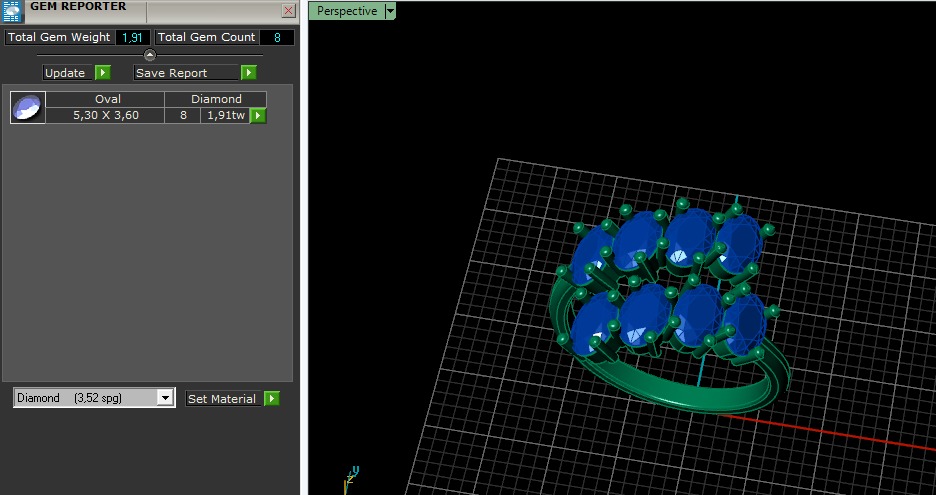 Ring oval Model 6923 3D print model_7