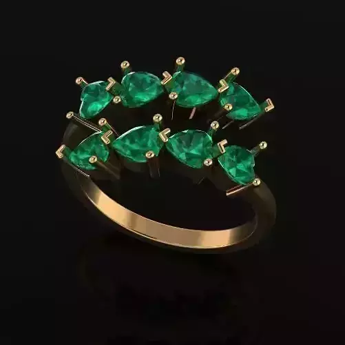 Ring heart Model 6922 3D print model