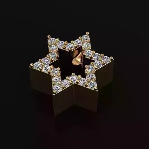 Star of David Pendant Model 6921