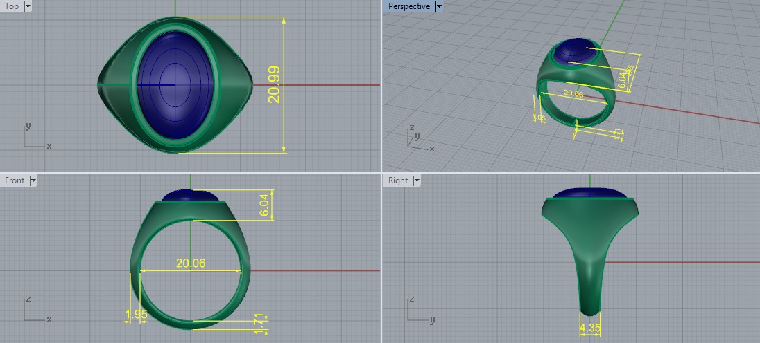 Ring Model 6919 3D print model_5