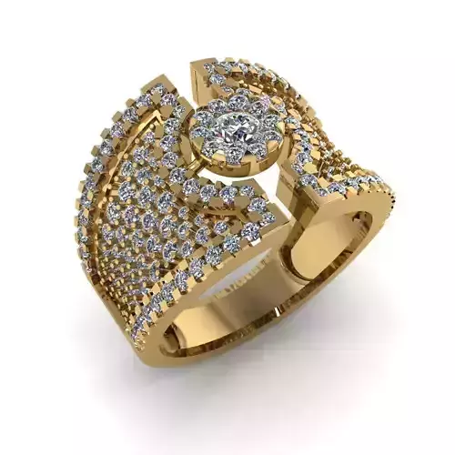 Jewelry 3D Models with render and 3dm  stl -R-18