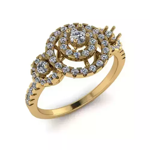 Jewelry 3D Models with render and 3dm  stl -R-48