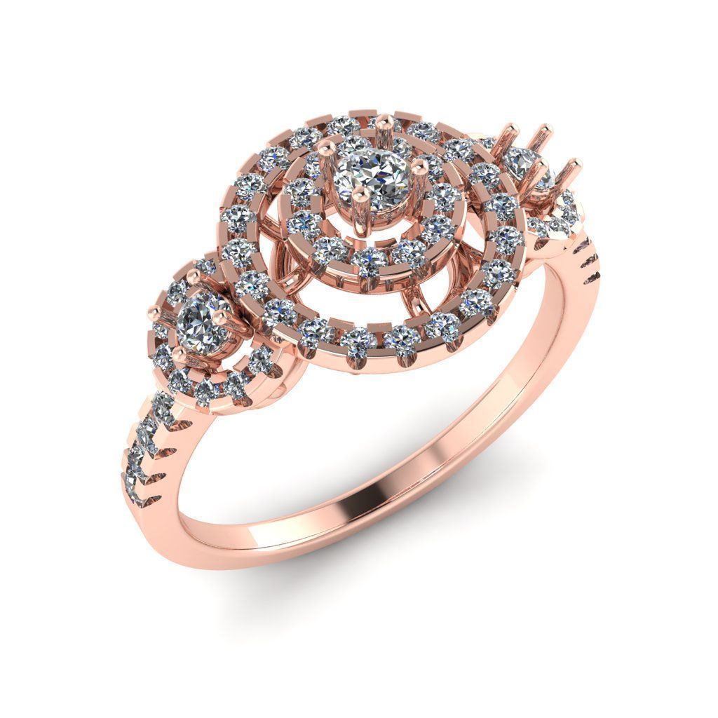 Jewelry 3D Models with render and 3dm  stl -R-48 3D print model_1