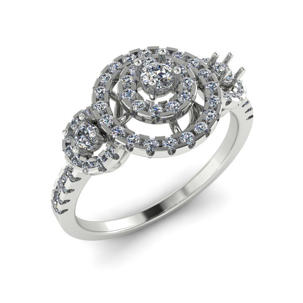 Jewelry 3D Models with render and 3dm  stl -R-48 3D print model_2