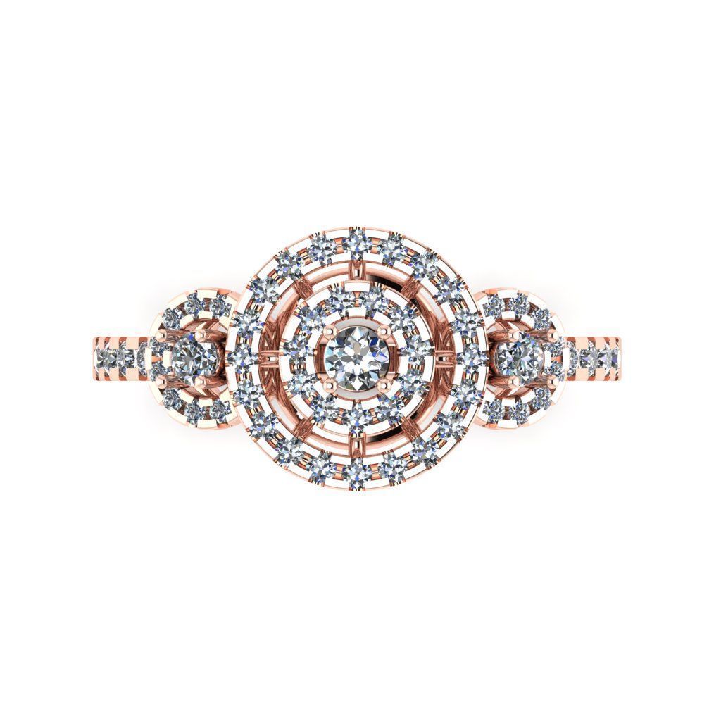 Jewelry 3D Models with render and 3dm  stl -R-48 3D print model_10