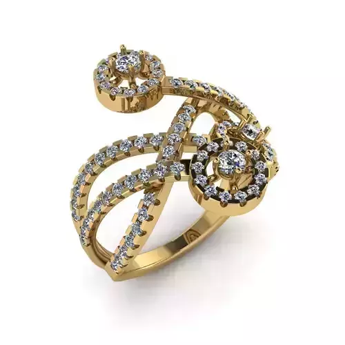 Jewelry 3D Models with render and 3dm  stl -R-49