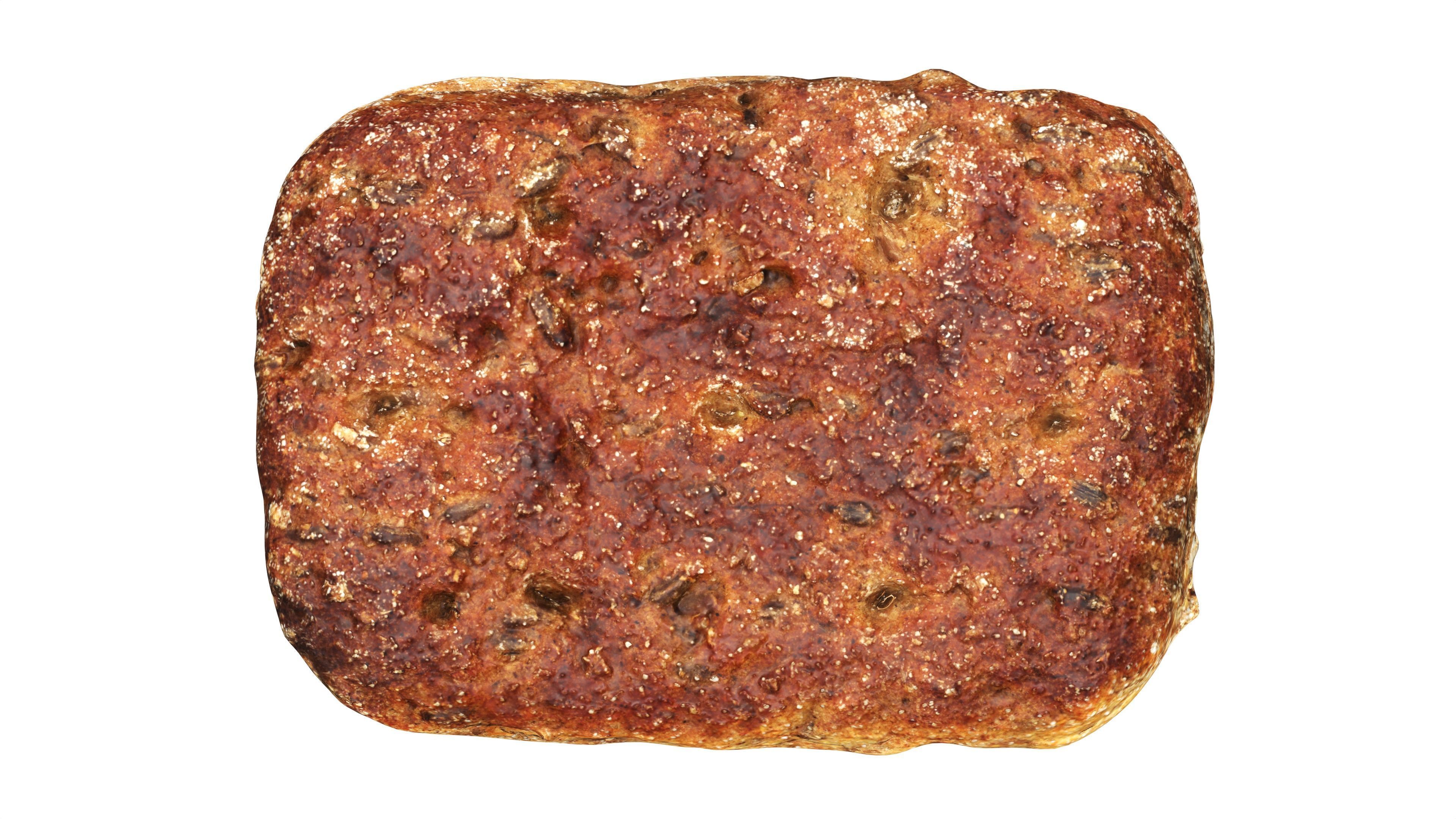 Flat rye bread for fast food 3D model_6