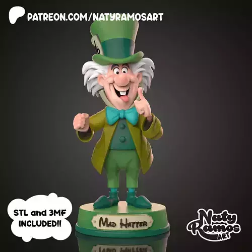THE MAD HATTER 3D print model
