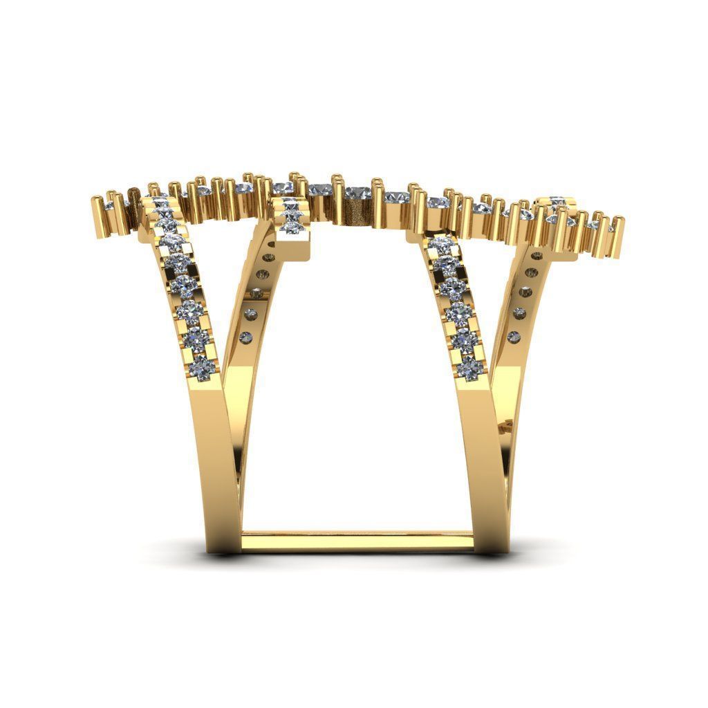 Jewelry 3D Models with render and 3dm stl -R-52 3D print model_9