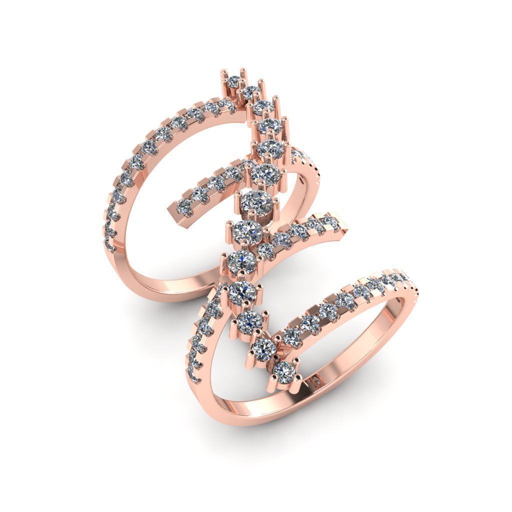 Jewelry 3D Models with render and 3dm stl -R-52 3D print model_2